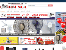 Tablet Screenshot of dienmaykimnga.com